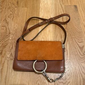 Chloe Mini Faye Leather Crossbody Bag
